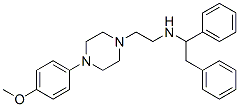 CAS#: 23892-53-7, 1-[2-[(1,2-Diphenylethyl)Amino]Ethyl]-4-(4-Methoxyphenyl)Piperazine