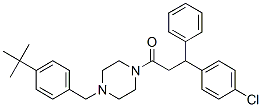CAS 登录号：23902-88-7， 1-[4-(4-叔-丁基苄基)-1-哌嗪基]-3-(4-氯苯基)-3-苯基-1-丙酮