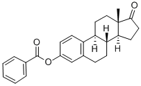 CAS 登录号：2393-53-5， 3-(苯甲酰氧基)-雌甾-1,3,5(10)-三烯-17-酮