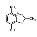 CAS#: 23933-08-6, 8-Hydroxy-2,5-Dimethyl-2,3-Dihydro[1,3]Thiazolo[3,2-a]Pyridin-4-Ium