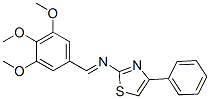 CAS#: 23937-97-5, 4-Phenyl-2-[(3,4,5-Trimethoxybenzylidene)Amino]Thiazole
