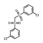 CAS 登录号：2394-03-8， 1,1'-(亚甲基二磺酰基)二(3-氯苯)