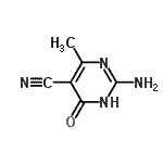 CAS 登录号：23945-47-3， 2-氨基-4-甲基-6-氧代-1,6-二氢-5-嘧啶甲腈