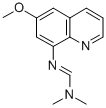 CAS 登录号：2401-80-1， N'-(6-甲氧基喹啉-8-基)-N,N-二甲基甲脒