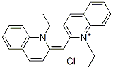 CAS#: 2402-42-8, 1-Ethyl-2-[(1-Ethylquinolin-2-Ylidene)Methyl]Quinolin-1-Ium Chloride