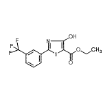 CAS#: 240800-53-7, Ethyl 4-Hydroxy-2-[3-(Trifluoromethyl)Phenyl]-1,3-Thiazole-5-Carboxylate