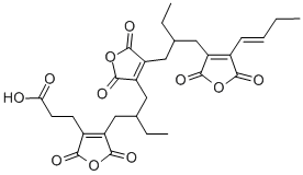 CAS#: 241131-42-0, 4-[2-[[4-[2-[[4-(1E)-1-Buten-1-Yl-2,5-Dihydro-2,5-Dioxo-3-Furanyl]Methyl]Butyl]-2,5-Dihydro-2,5-Dioxo-3-Furanyl]Methyl]Butyl]-2,5-Dihydro-2,5-Dioxo-3-Furanpropanoic Acid
