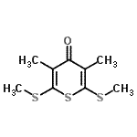 CAS#: 24215-64-3, 3,5-Dimethyl-2,6-Bis(Methylsulfanyl)-4H-Thiopyran-4-One
