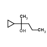 CAS 登录号：24230-08-8， 2-环丙基-2-戊醇
