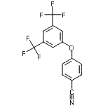 CAS#: 243128-43-0, 4-[3,5-Bis(Trifluoromethyl)Phenoxy]Benzonitrile