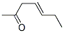 CAS 登录号：24332-22-7， 4-庚烯-2-酮
