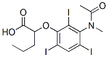 CAS 登录号：24340-17-8， 2-[3-(N-甲基乙酰氨基)-2,4,6-三碘苯氧基]戊酸