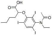 CAS#: 24340-20-3, 2-[[3-(N-Ethylacetylamino)-2,4,6-Triiodophenyl]Oxy]Hexanoic Acid