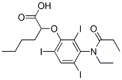 CAS 登录号：24340-28-1， 2-[[3-(N-乙基丙酰氨基)-2,4,6-三碘苯基]氧基]己酸