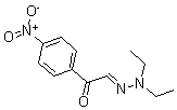 CAS 登录号：24342-44-7， alpha-(二乙基亚肼基)-4'-硝基苯乙酮