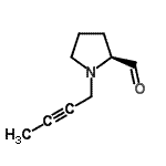 CAS#: 243454-30-0, (2S)-1-(2-Butyn-1-Yl)-2-Pyrrolidinecarbaldehyde