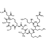 CAS#: 243843-43-8, L-Lysyl-D-Arginyl-D-Methionyl-D-Lysyl-D-Valyl-L-Alanyl-L-Lysyl-D-Seryl-D-Alanyl-D-Glutamine