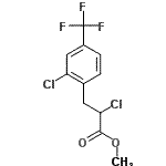 CAS#: 243863-43-6, Methyl 2-Chloro-3-[2-Chloro-4-(Trifluoromethyl)Phenyl]Propanoate