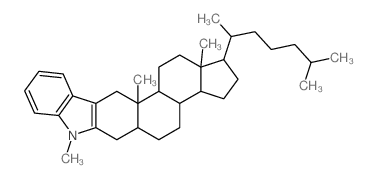 CAS#: 2439-69-2, (5alpha)-1'-Methyl-1'H-Cholest-2-Eno[3,2-b]Indole