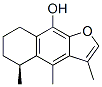CAS 登录号：24393-79-1， (5S)-3,4,5-三甲基-5,6,7,8-四氢萘并[2,3-b]呋喃-9-醇