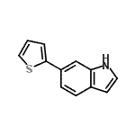 CAS#: 243972-30-7, 6-(2-Thienyl)-1H-Indole