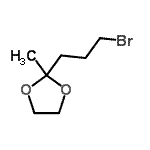 CAS#: 24400-75-7, 2-(3-Bromopropyl)-2-Methyl-1,3-Dioxolane