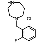 CAS 登录号：244022-69-3， 1-(2-氯-6-氟苄基)-1,4-二氮杂环庚
