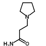 CAS#: 24438-88-8, 3-(1-Pyrrolidinyl)Propanamide