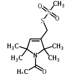 CAS#: 244641-23-4, S-[(1-Acetyl-2,2,5,5-tetramethyl-2,5-dihydro-1H-pyrrol-3-yl)methyl] methanesulfonothioate