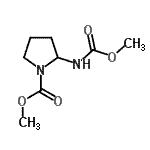 CAS 登录号：244776-08-7， 甲基2-[(甲氧羰基)氨基]-1-吡咯烷羧酸酯