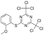 CAS#: 24478-02-2, 2-[(2-Methoxyphenyl)Thio]-4,6-Bis(Trichloromethyl)-1,3,5-Triazine