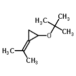 CAS#: 24524-56-9, 1-Isopropylidene-2-[(2-Methyl-2-Propanyl)Oxy]Cyclopropane