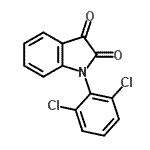 CAS 登录号：24542-74-3， 1-(2,6-二氯苯基)-1H-吲哚-2,3-二酮