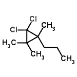 CAS#: 24551-93-7, 1,1-Dichloro-2,2,3-Trimethyl-3-Propylcyclopropane