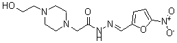 CAS#: 24632-59-5, N'-[(5-Nitrofuran-2-Yl)Methylene]-4-(2-Hydroxyethyl)-1-Piperazineacetic Acid Hydrazide