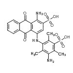 CAS#: 2465-56-7, 1-Amino-4-[(3-Amino-2,4,6-Trimethyl-5-Sulfophenyl)Amino]-9,10-Dioxo-9,10-Dihydro-2-Anthracenesulfonic Acid
