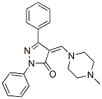 CAS#: 24665-76-7, 4-[(4-Methyl-1-Piperazinyl)Methylene]-1,3-Diphenyl-2-Pyrazolin-5-One