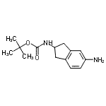 CAS#: 246873-45-0, 2-Methyl-2-Propanyl (5-Amino-2,3-Dihydro-1H-Inden-2-Yl)Carbamate
