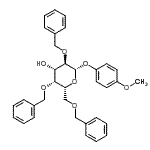 CAS#: 247027-79-8, 4-Methoxyphenyl 2,4,6-Tri-O-Benzyl-beta-D-Galactopyranoside