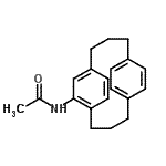 CAS#: 24777-34-2, N-[Tricyclo[10.2.2.2<Sup>5,8</Sup>]Octadeca-1(14),5,7,12,15,17-Hexaen-6-Yl]Acetamide