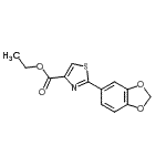 CAS#: 248249-53-8, Ethyl 2-(1,3-Benzodioxol-5-Yl)-1,3-Thiazole-4-Carboxylate