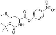 CAS 登录号：2488-18-8， N-[(1,1-二甲基乙氧基)羰基]-L-蛋氨酸 4-硝基苯基酯