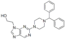 CAS#: 24926-68-9, 9-(2-Hydroxyethyl)-2-[4-(Diphenylmethyl)-1-Piperazinyl]-9H-Purine