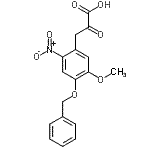 CAS 登录号：2495-79-6， 3-[4-(苄氧基)-5-甲氧基-2-硝基苯基]-2-氧代丙酸