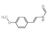 CAS#: 2501-37-3, N-[(E)-2-(4-Methoxyphenyl)Ethenyl]Formamide