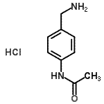 CAS 登录号：25027-73-0， N-[4-(氨基甲基)苯基]乙酰胺盐酸盐(1:1)