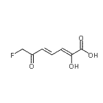 CAS#: 250383-95-0, (2Z,4E)-7-Fluoro-2-Hydroxy-6-Oxo-2,4-Heptadienoic Acid