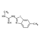 CAS#: 25039-66-1, 1-Methyl-3-(6-Methyl-1,3-Benzothiazol-2-Yl)Guanidine
