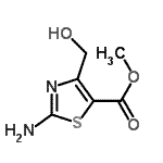 CAS 登录号：25039-76-3， 甲基2-氨基-4-(羟基甲基)-1,3-噻唑-5-羧酸酯