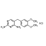 CAS#: 2507-23-5, 5-(3,4-Dimethoxybenzyl)-2,4-Pyrimidinediamine Hydrochloride (1:1)